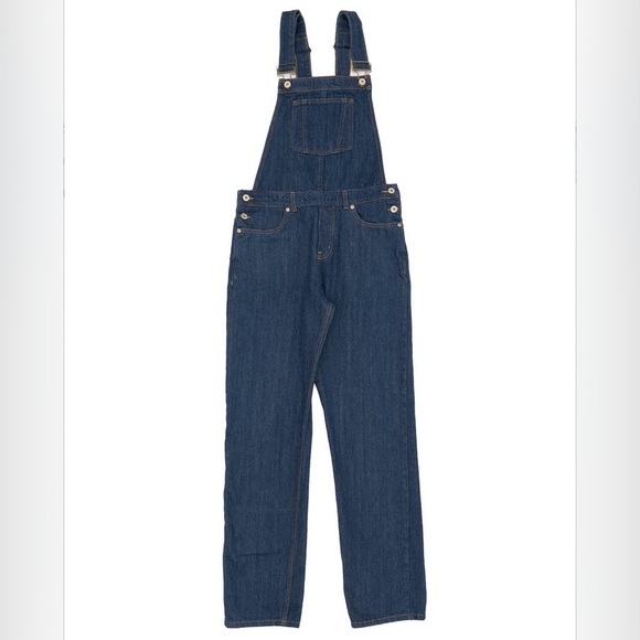 NAKED & FAMOUS Straight Leg Overall - New Frontier Selvedge Denim - Indigo - Picture 2 of 9